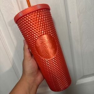 Orange Starbuck Cup